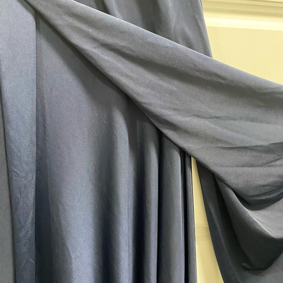 Floor length navy infinity dress with bandeau - Picture 3 of 6